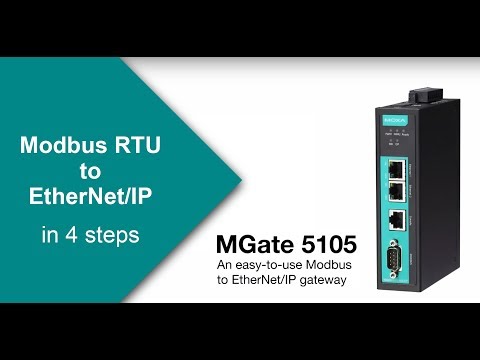 Convert Modbus RTU to EtherNet/IP in 4 steps 
